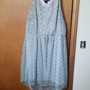 Beautiful chiffon overlay dress